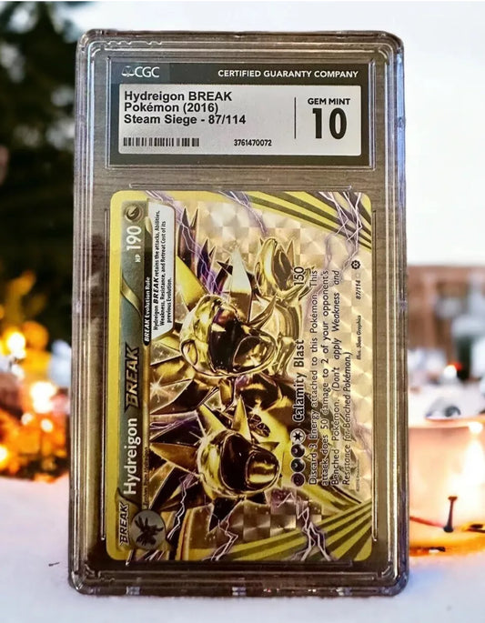 Pokemon Hydreigon Break 87/114 Steam Siege CGC Graded 10 GEM MINT